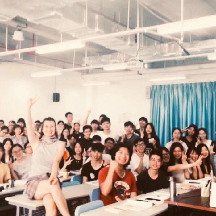 Яна в Китай със студенти